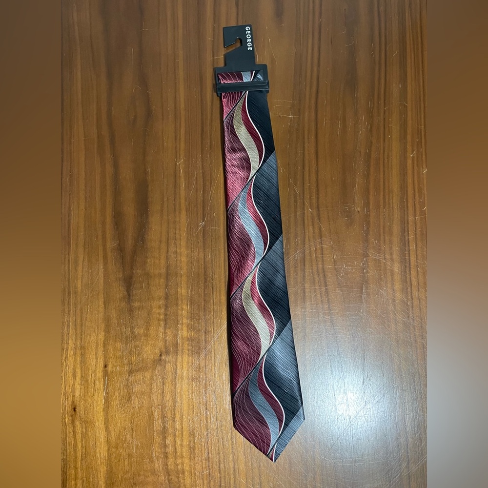 George 100% Polyester Neck Tie - Picture 1 of 5
